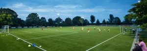 Leuchten Sie das Spielfeld aus