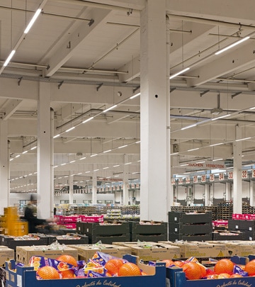 ALDI Süd Zentrallager Philips beleuchtung