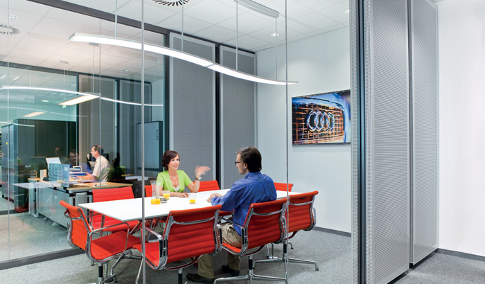 Konferenzraum bei Audi