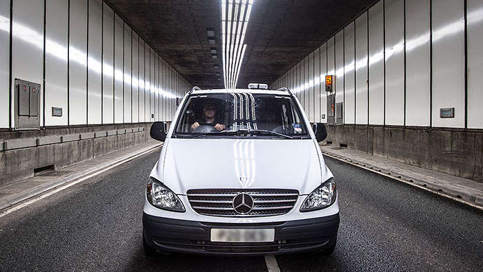 Meir-Tunnel, effektiv ausgeleuchtet mit Philips TotalTunnel