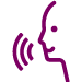 Symbol für die Sprachsteuerung