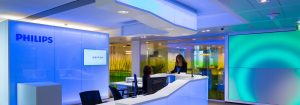 Philips, Wien Innovative Bürobeleuchtung bei Philips