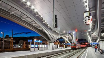 Hauptbahnhof Graz LED-Beleuchtung